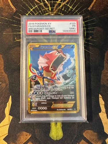 Pokemon Gyarados EX 123/122 Breakpoint Secret Rare PSA 1