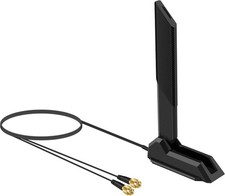 ZExternal WiFi 6 6E Tri-Band Antenna 6GHz 5.8GHz 2.4GHz Magnetic Base Replacem..