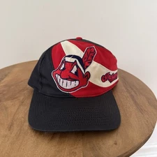 90's Cleveland Indians Vintage Twins Enterprise Swirl Snapback Cap Hat