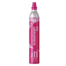SodaStream CO2 Gas Cylinder Refill 1 x 60L Pink Quick Connect Soda Stream Gas