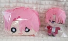 Tamon's B-Side F/ACE Plush Mascot & Pouch Tamon Fukuhara Set of 2 Japan NEW