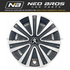 Oe Peugeot Partner Tepee 08- Nateo 15 Inch Wheel Trim Hub Cap Cover 96769704vt