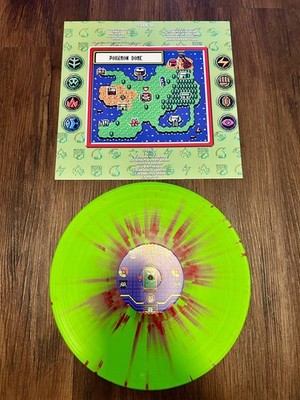 pokemon card game music Pokemon Trading Card Game Vinyl Record Soundtrack Nintendo VGM Green Rare