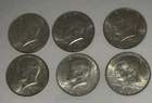 Kennedy Half Dollars 40% Silver  Lot Of 6 Coins