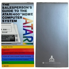 The Salesperson s Guide to the ATARI 400 Home Computer System SALES BOOKLET