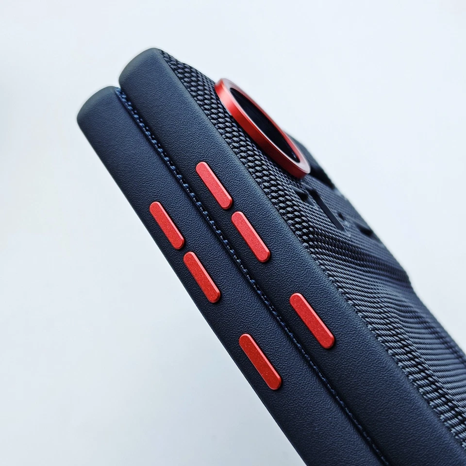 For ZTE nubia Z80 Ultra Luxury Hybrid Armor Leather Business Magnetic Cover Case - Image 3 of 4