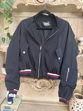 black cropped lightweight jacket small