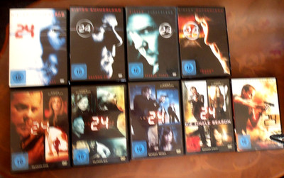 Twenty Four 24 - Kiefer Sutherland - Season 1-6 -6x24 Episoden auf 6 DVDs +Bonus