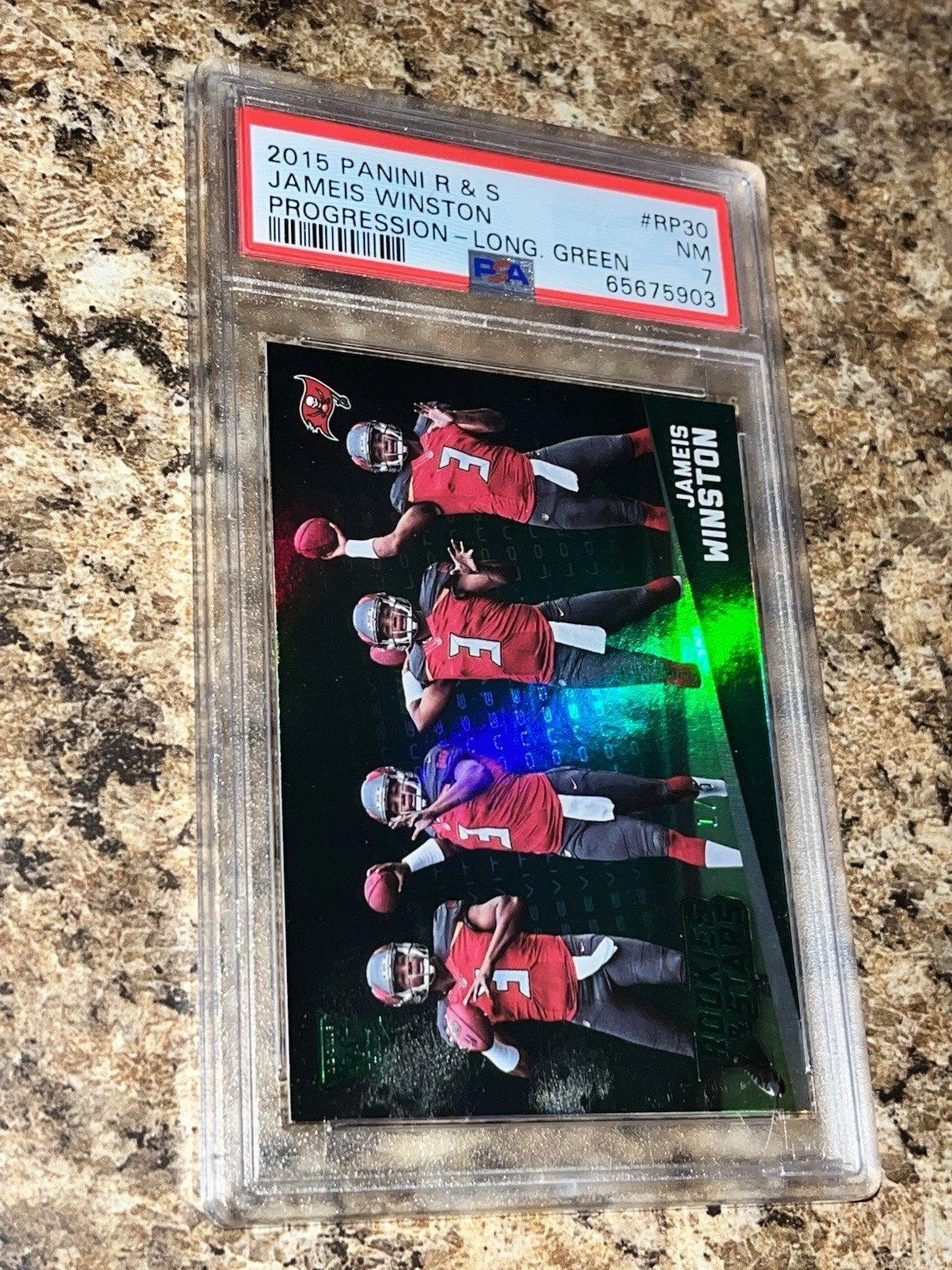 Jameis Winston Panini Rookies & Stars Progression #RP30 Longevity Green