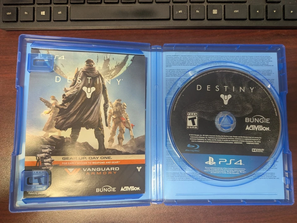 Destiny (Sony PlayStation 4 PS4) CASE, DISC AND INSERTS ONLY - Image 2 of 2