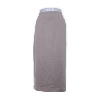 MaxMara, Rock, Größe: 42, Grau, Cupro, Fischgräte, Damen #jvt