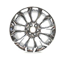 New Gm 22x9 Chrome Split Spoke Alloy Wheel Rim 84802385 Suburban Tahoe 21-25