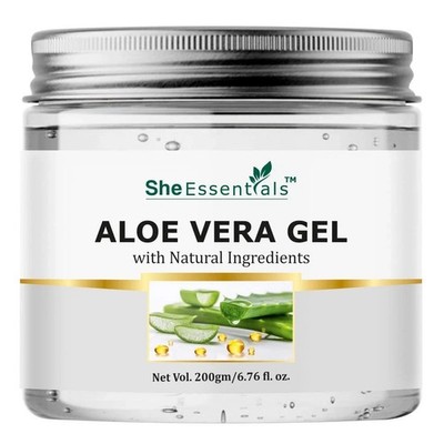 She Essentials Aloe Vera Gel für Haut und Haare 200ml