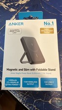Anker - MagGo Power Bank 5,000 mAh, 7.5W, Stand - Black