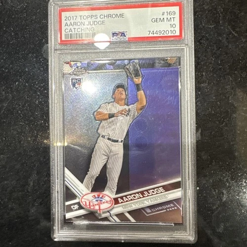 2017 Topps Chrome Aaron Judge #169 (RC) PSA 10