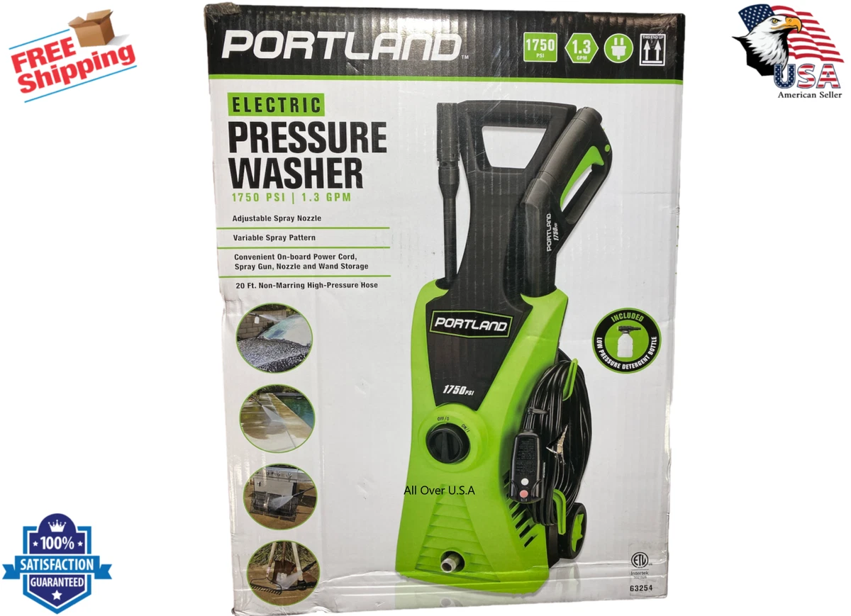 PORTLAND 1750 PSI 1.3 GPM Corded Electric Pressure Washer eBay