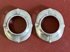 1920 's 1930 's INTERIOR DOOR HANDLE ESCUTCHEON TRIM RING 15/16" ANTIQUE CAR