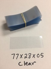 Heat Shrink Wrap Band Round Bottle Tamper Seal-Safety 77mm x 28mm x 05mm CLEAR.