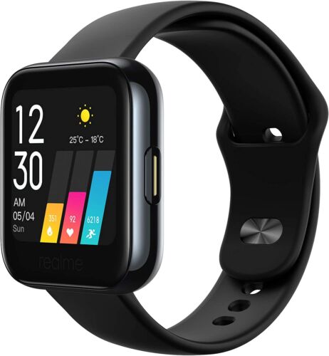realme Watch RMA161 Android Smartwatch Black Neu in OVP versiegelt - Bild 3 von 7