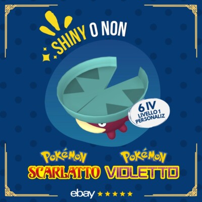 Lotad Shiny or Not   6 IV Customizable Pokemon Scarlet Purple   