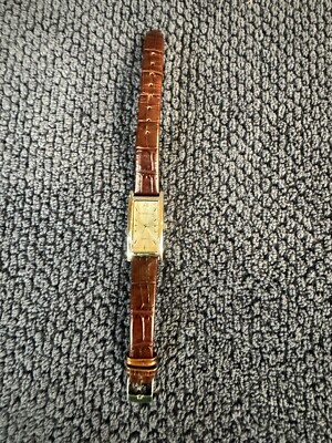 Charter Club Womens Watch Rectangular shape Silver Tone 