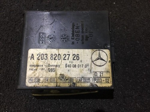 Mercedes-Benz C-CLASS 2001 ALARM SENSOR MODULE UNIT a2038202726, G #199024-48