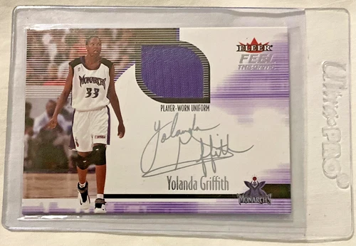 WNBA 2001 Fleer Ultra Feel the Game Yolanda Griffith Game Worn Uniform