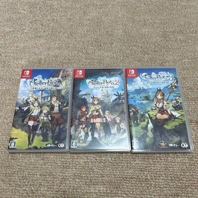 Nintendo Switch game software Atelier Ryza 1 2 3 set Gust Japan