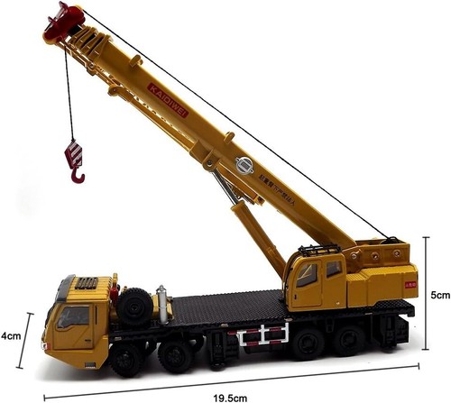 Durable Alloy Die-Cast Crane Truck Model - Enhances Coordination & Imagination - Picture 6 of 9
