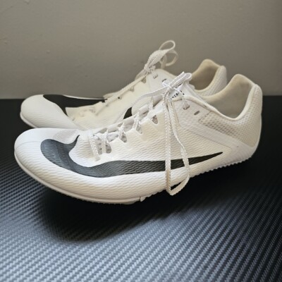 Nike Zoom Rival Sprint Track & Field Shoes Sz 11, White/Black, DC8753-100 Spikes dc8753-100.jpg main image 2