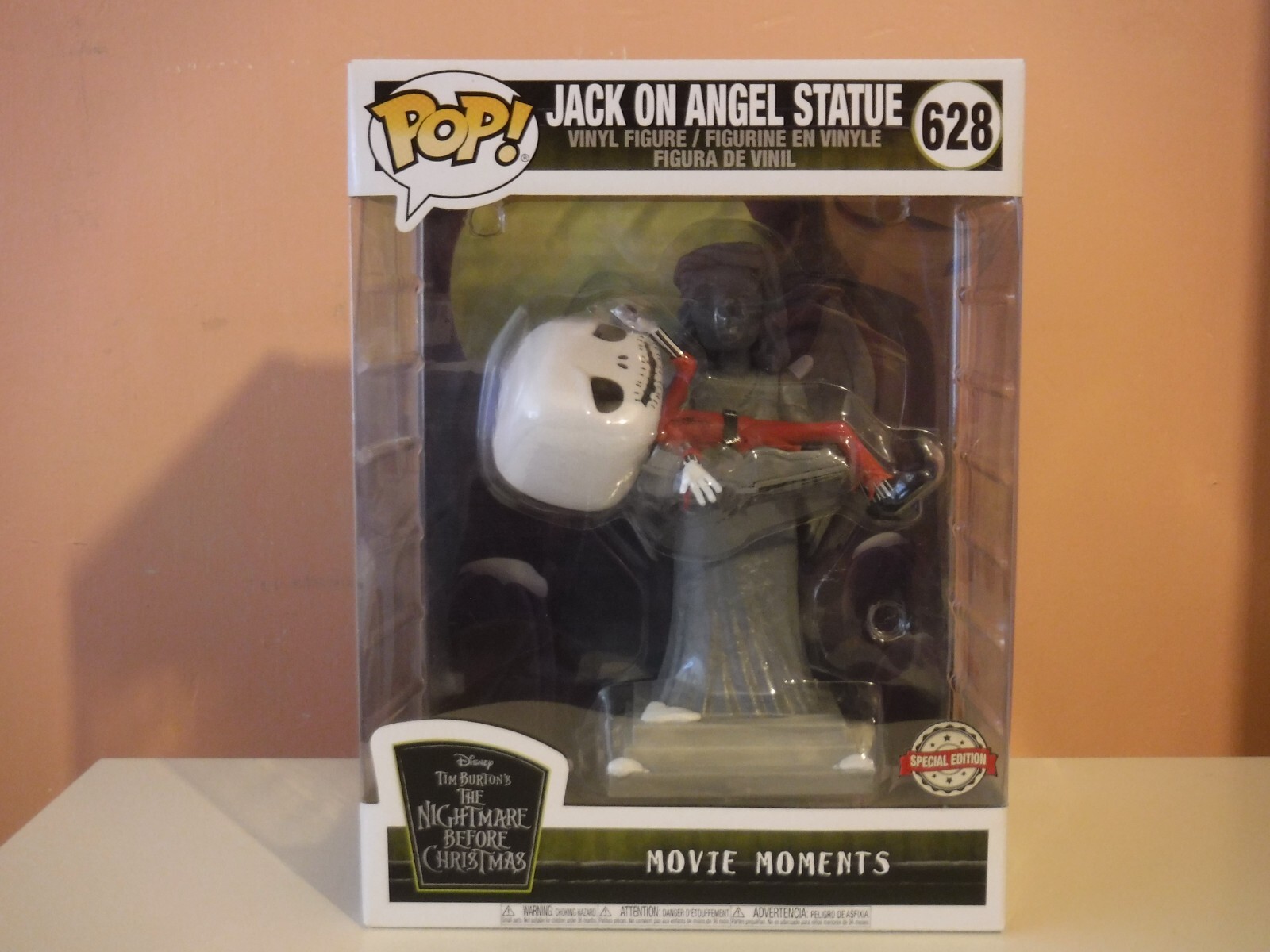 Funko Pop! Nightmare Before Christmas- Jack On Angel Statue Special Edition #628