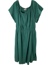 Women’s Universal Thread Open Back Midi Dress Green 2X NEW