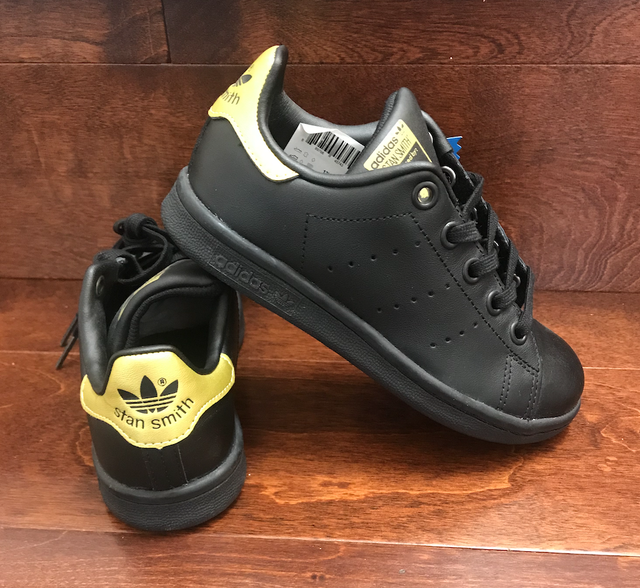 stan smith black gold