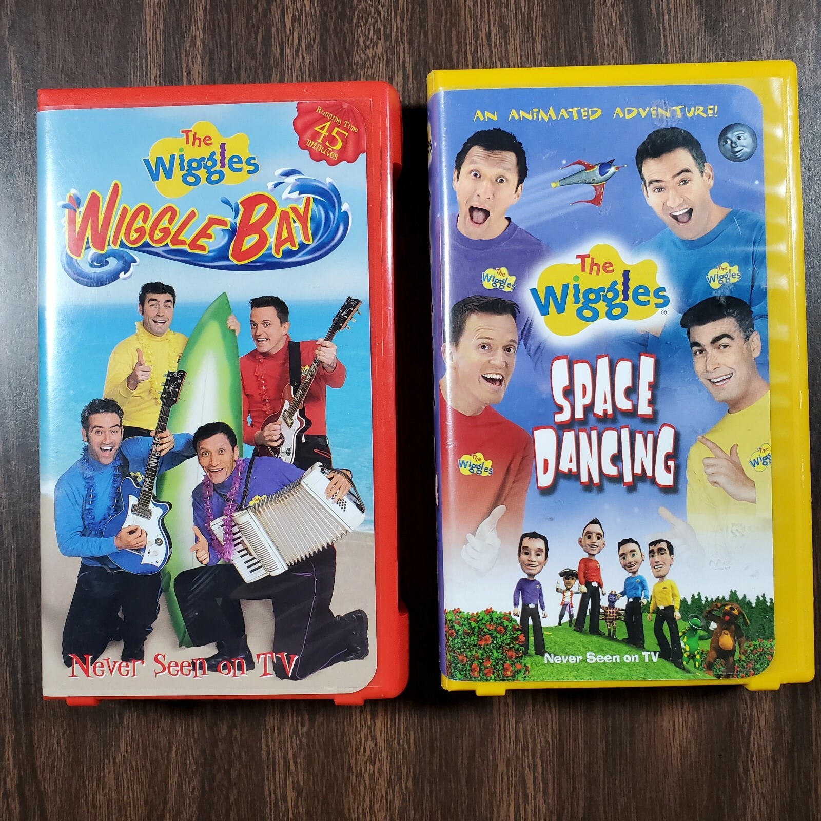 The Wiggles VHS Lot Space Dancing Wiggle Bay Grelly USA