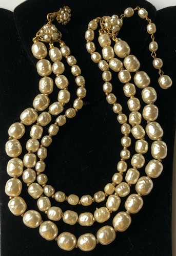 Vintage Miriam Haskell Choker Necklace 