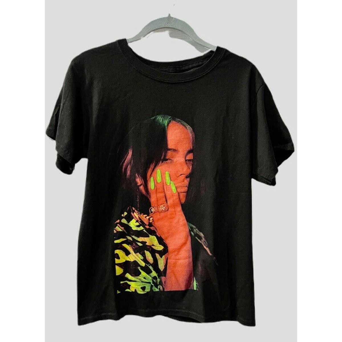 Billie Eilish World Tour Stay Home Concert Tour Shirt Black