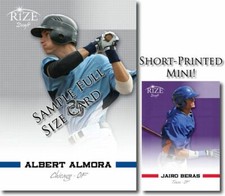 JAIRO BERAS 2012 Leaf Rize Mini PURPLE Blank Back RC 1/1