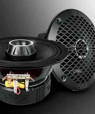 2) DS18 PRO-ZT6 6.5" 2 Way Midrange Loud Speaker 900W 4 ohm with Super Tweeter