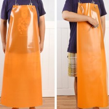 PVC Industrial Apron Waterproof Durable Butcher Fishing Workshop Kitchen New