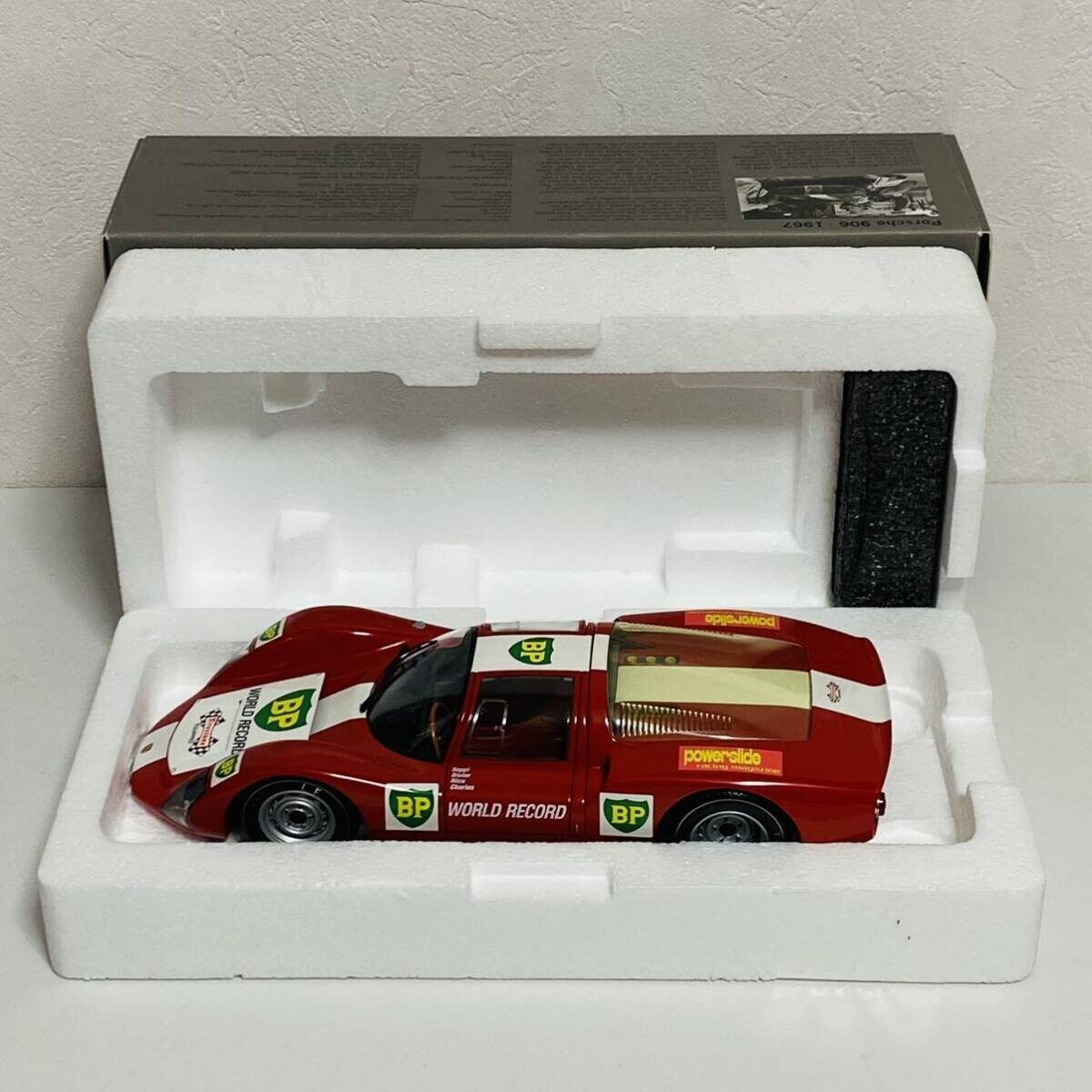 1/18 MINICHAMPS Porsche 906 World Record Monza 1967 Red w 1/18 MINICHAMPS Porsche 906 World Record Monza 1967 Red w