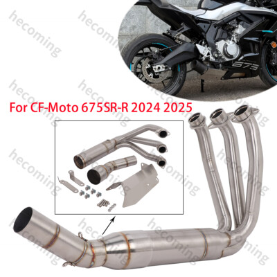 Slip on For CF-Moto 675SR-R 675SS 675NK 2024 2025 Exhaust Front