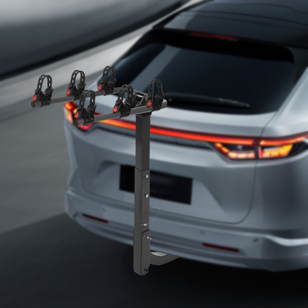 Upright Car Bike Rack Carrier for Secure Bicycle Transport
