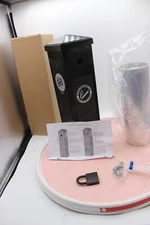 NIB Phillip Morris Cigarette Butt Receptacle Wall Mount Black