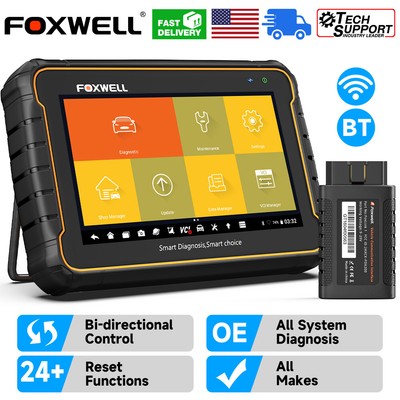 FOXWELL GT60 BT Automotive Bidirectional All System Car OBD2 Scanner Diagnostic 