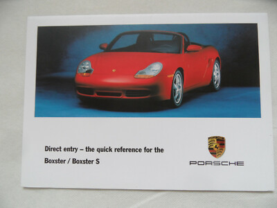 PROSPEKT brochure PORSCHE Direct entry Boxster / Boxster S  SR419
