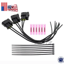 3x Ignition Coil Connector Plug Wire Harness Pigtail For TOYOTA 1JZ-GTE 2JZ-GTE
