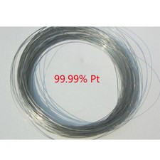 1pcs 99.99 Purity Platinum Pt Metal Wire Diameter 0.1mm - 1mm Flame Reaction