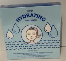 Mary Kay 2 Step Hydrating Sheet Mask 8 Pack New in Box Fresh Sealed