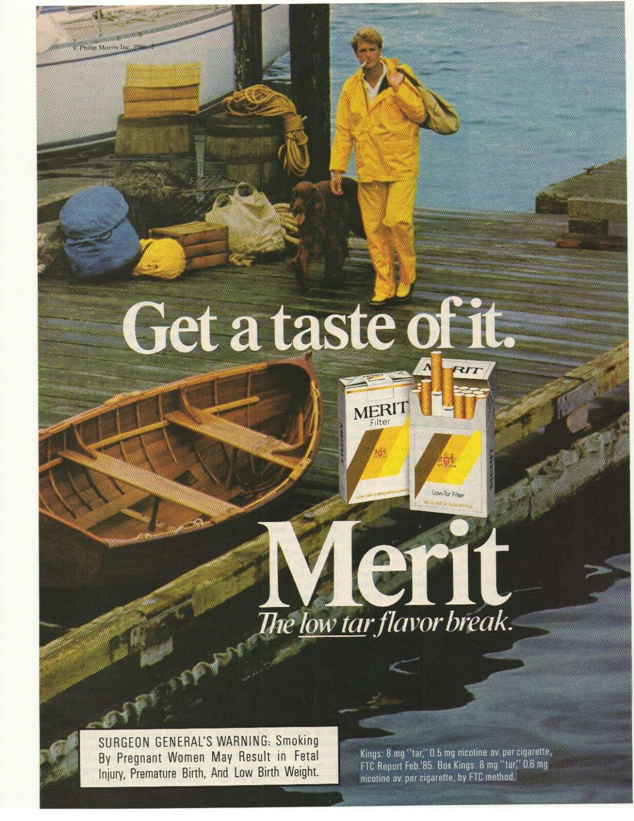 1986 Merit Cigarette Advertisement | eBay