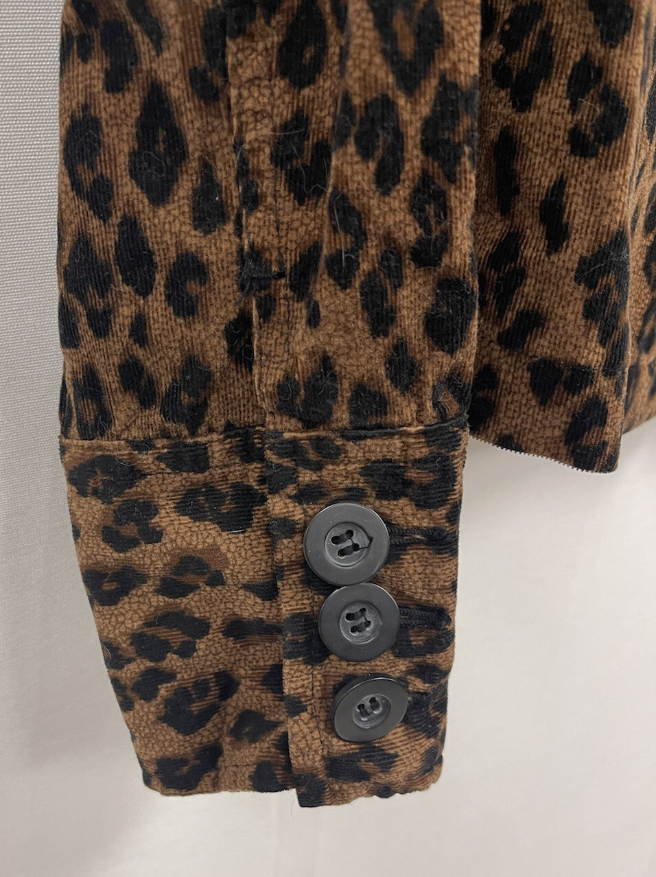 Charter Club Leopard Print Button Up Basic Jacket… - image 5